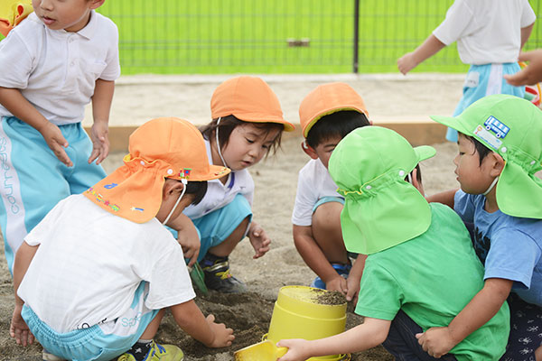 遊びの中での発見や感動